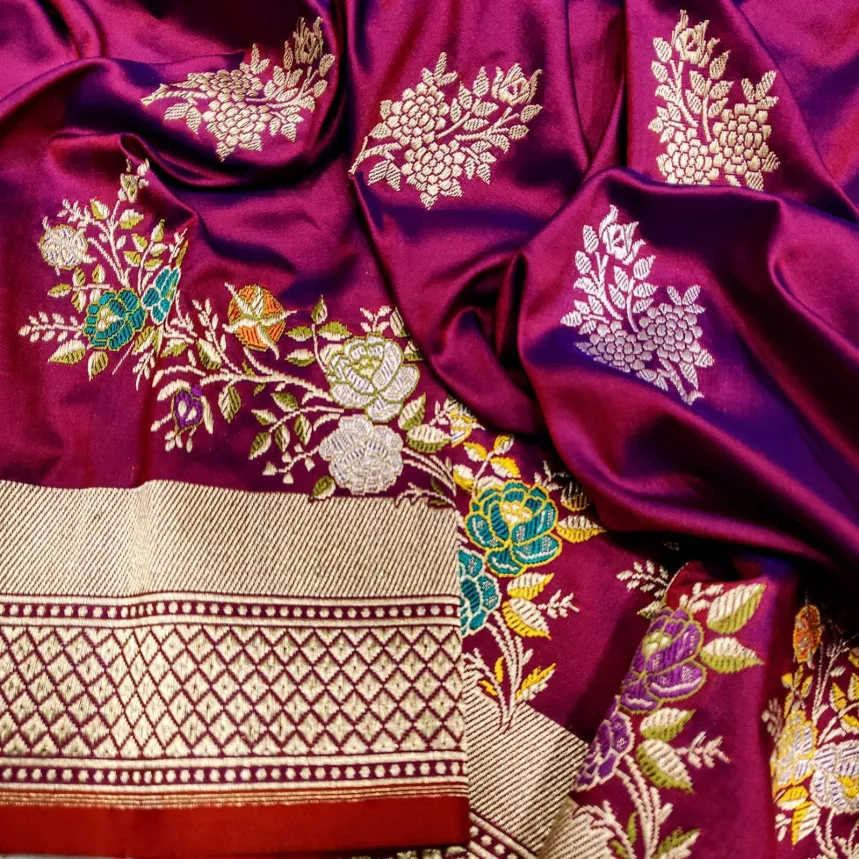 Silk Weaving Process